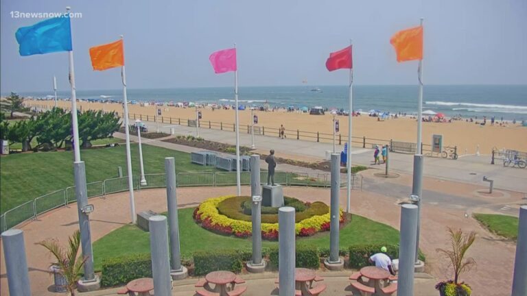 Swim ban at Virginia Beach Oceanfront