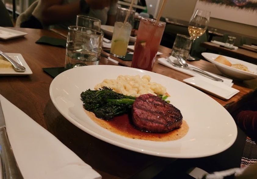 A delicious steak at Terrapin Restaurant in Virginia Beach