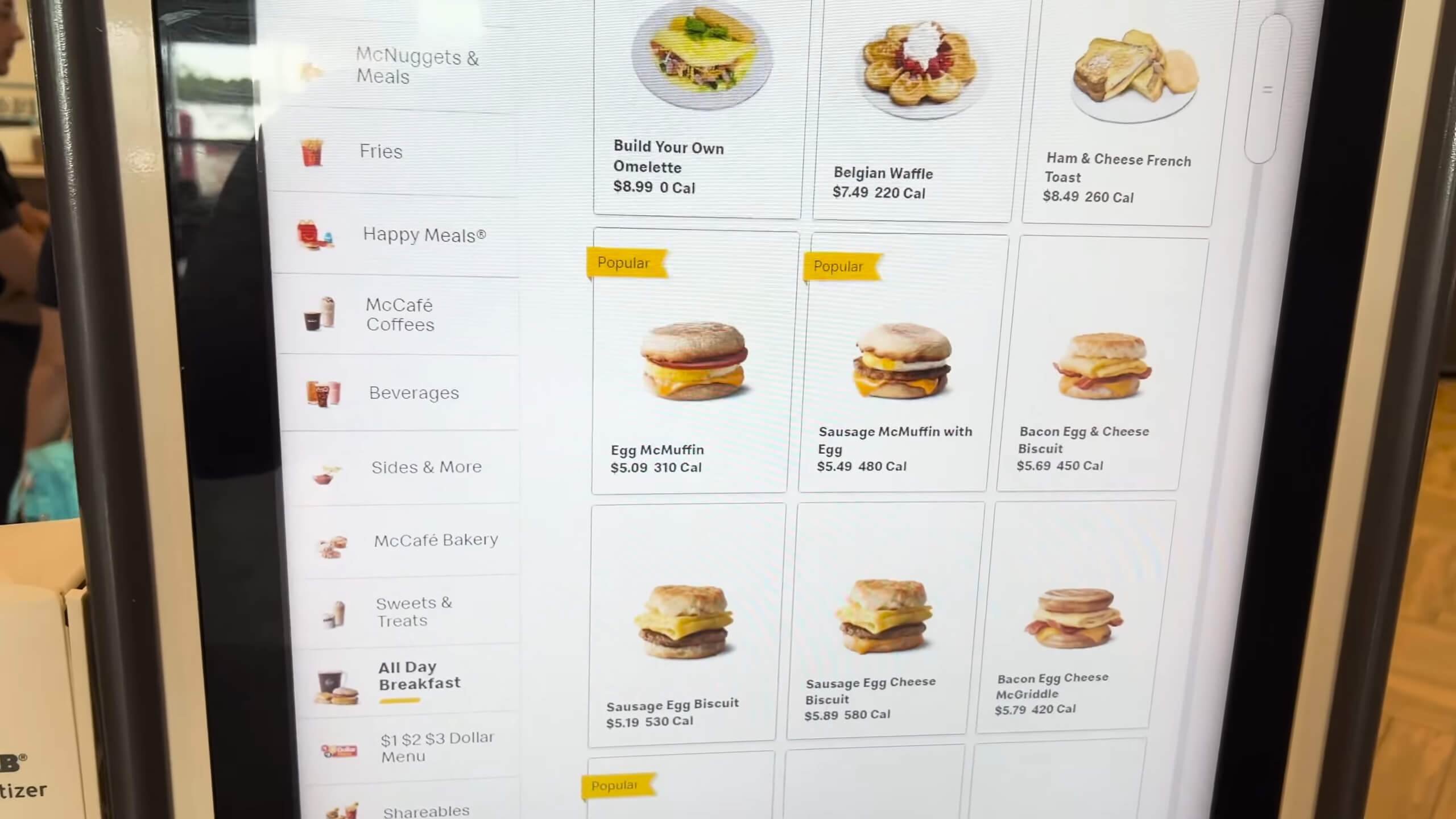 Epic McD's Menu